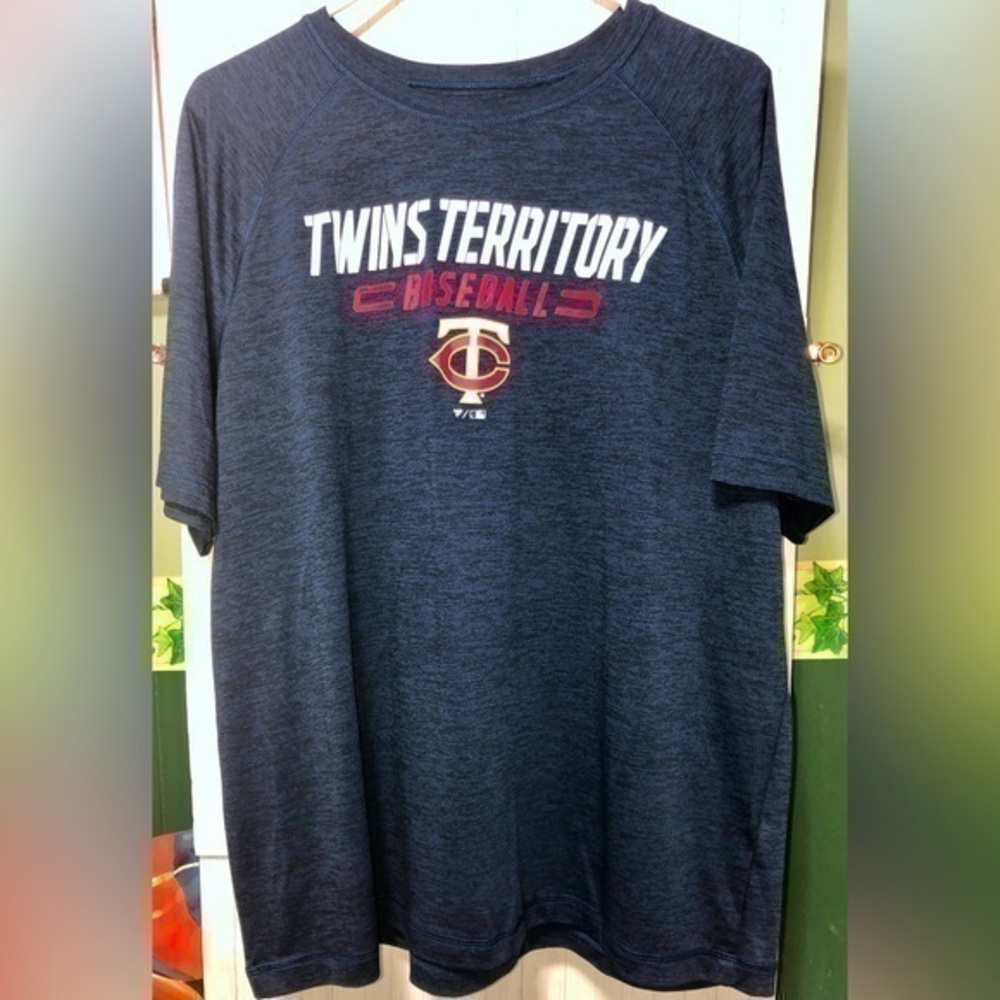 💠Fanatics Blue Minnesota Twins baseball ⚾️ Polyester T-shirt